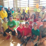 Powiększ zdjęcie Uczniowie klasy 7 podczas Pikniku zdrowia 
